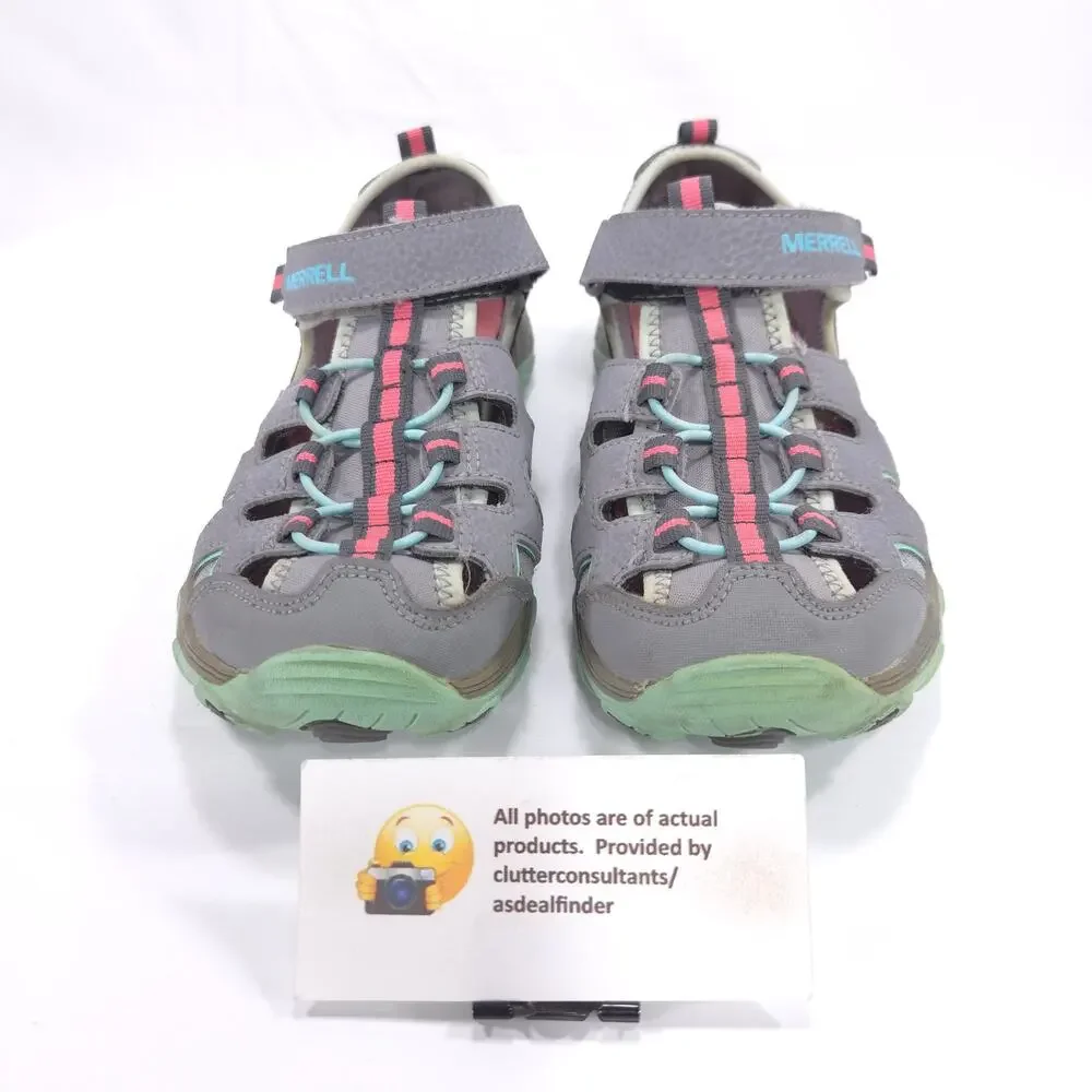 Merrell Hydro H2O Hiker Outdoor Hiking Youth Sandal Girls Size 4 MY57961 Gray